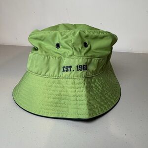 Gap Lime Green Neon Bucket Hat M/L Gapdry Breathable Mesh Lining Gorpcore